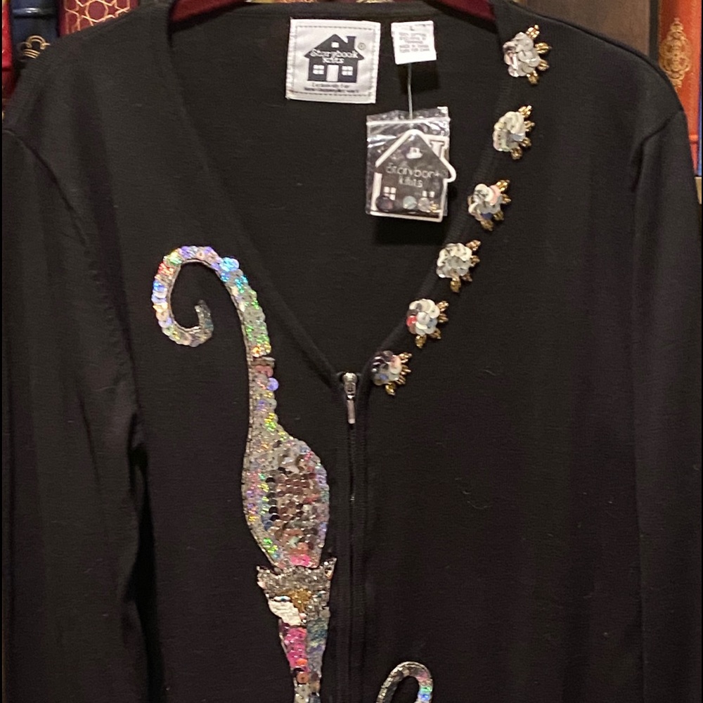 Storybook knits  mischievous meow blazer